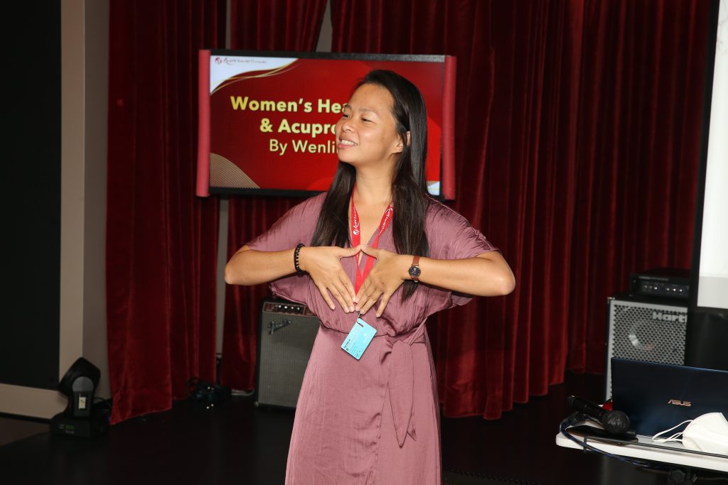 Teaching Women's Acupressure and well-being workshop as a Visiting practitioner on Resorts World Cruises