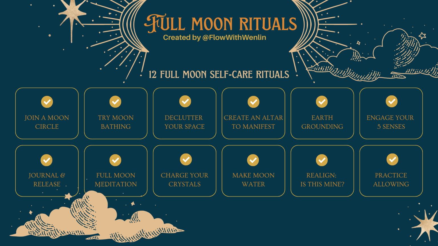 12 Magical Full Moon rituals to ground your energy