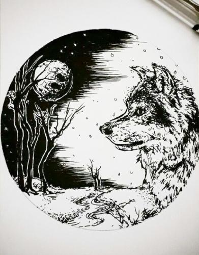Wolf Tattoo design